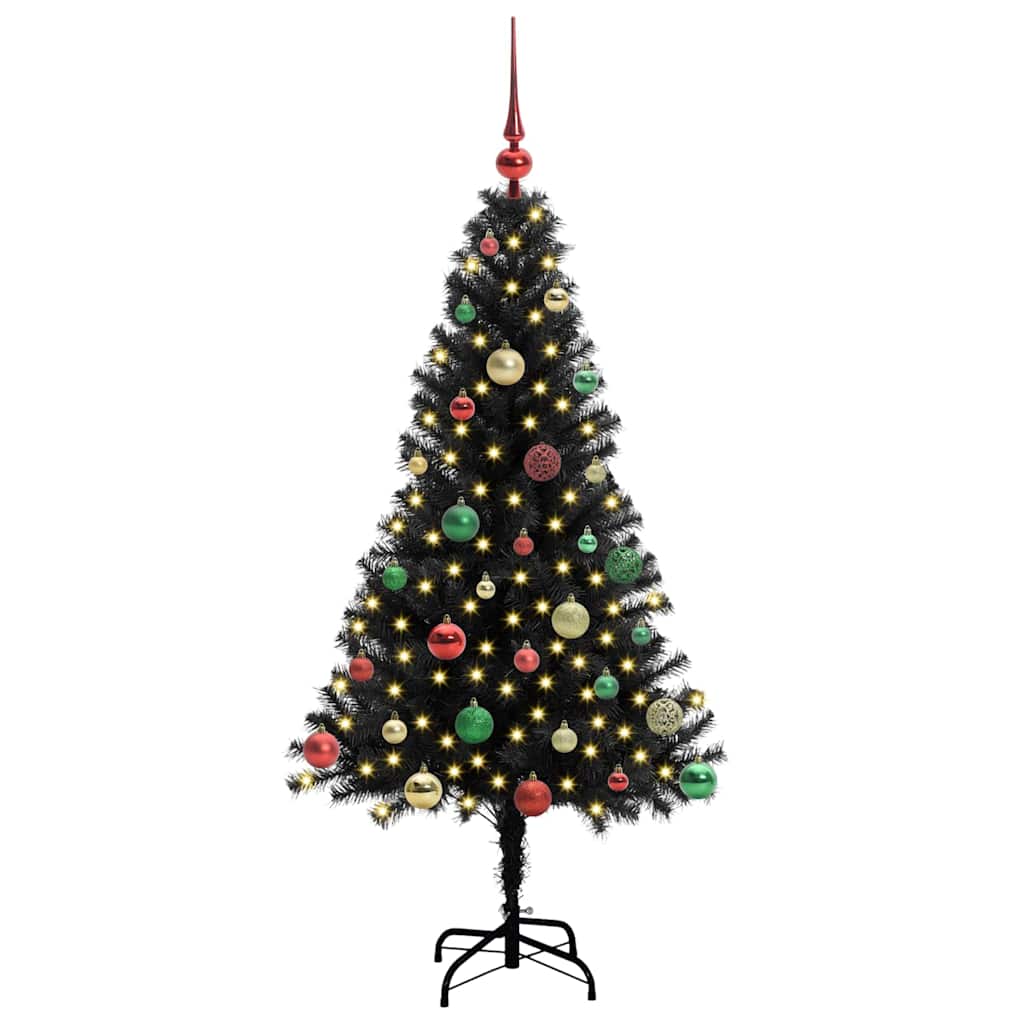 Albero di Natale Nero 150 cm PVC