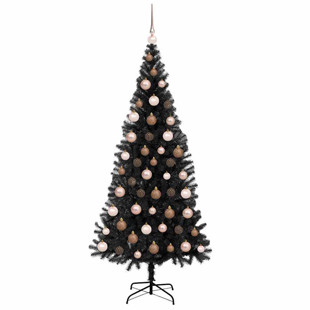 Albero di Natale Nero 180 cm PVC