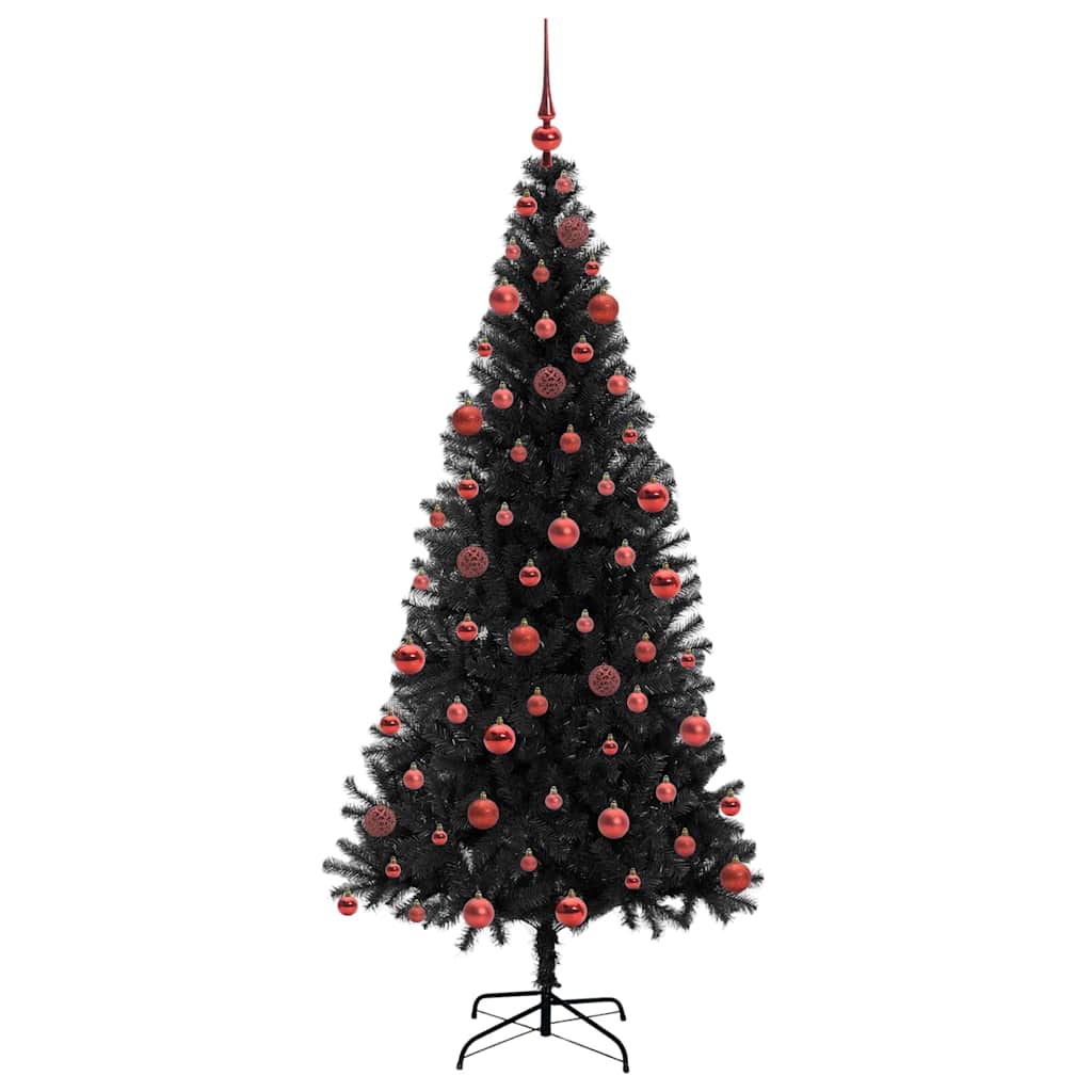 Albero di Natale Nero 180 cm PVC
