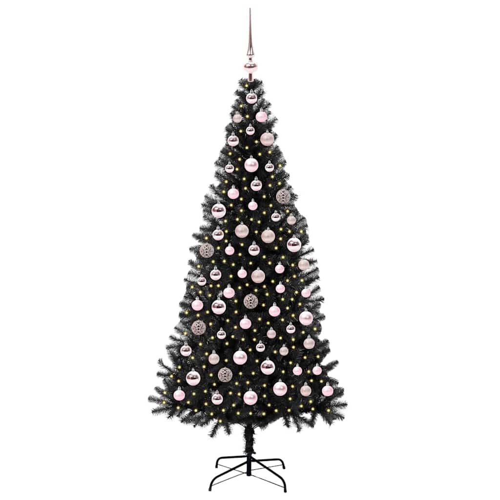 Albero di Natale Nero 180 cm PVC