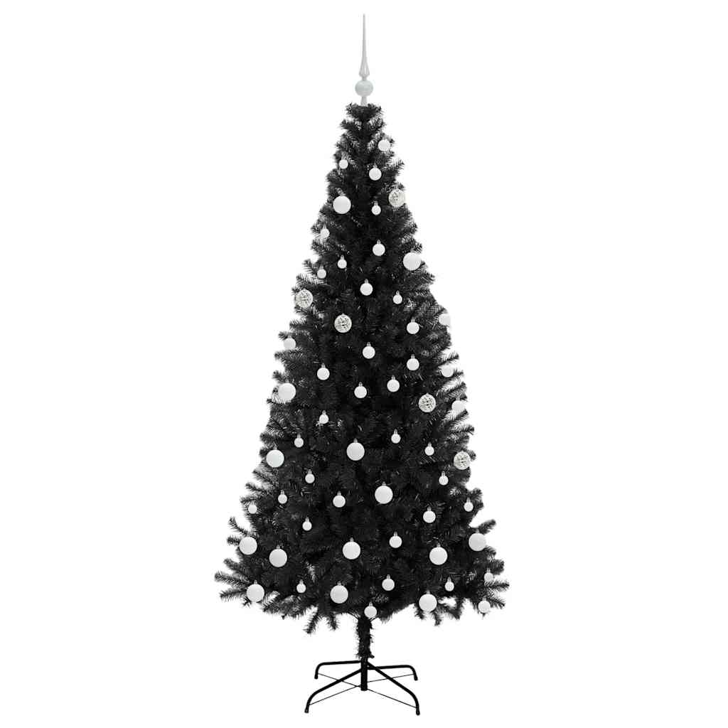 Albero di Natale Nero 180 cm PVC