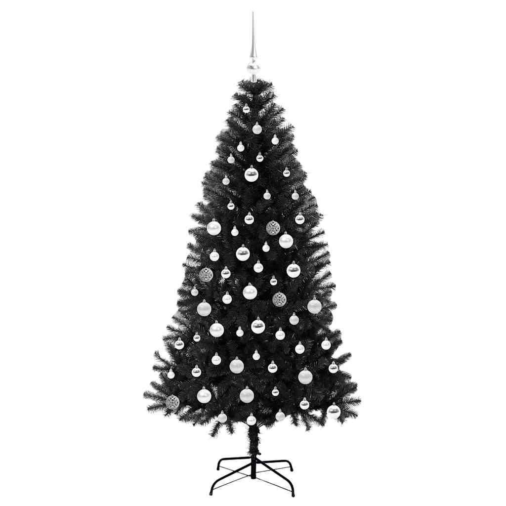 Albero di Natale Nero 180 cm PVC
