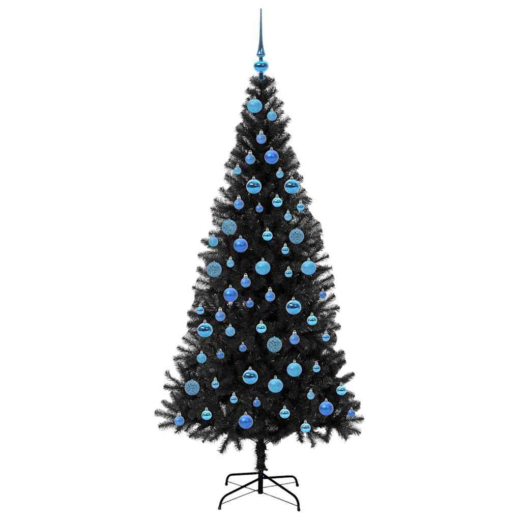 Albero di Natale Nero 180 cm PVC