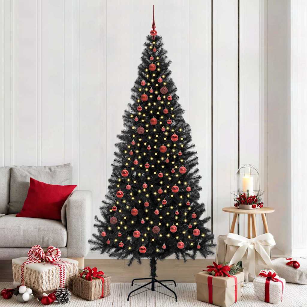 Albero di Natale Nero 210 cm PVC