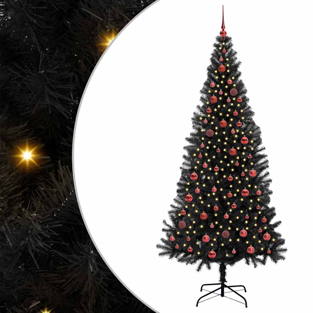 Albero di Natale Nero 210 cm PVC