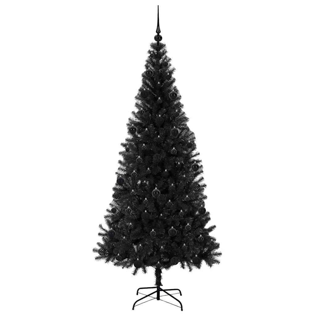 Albero di Natale Nero 210 cm PVC