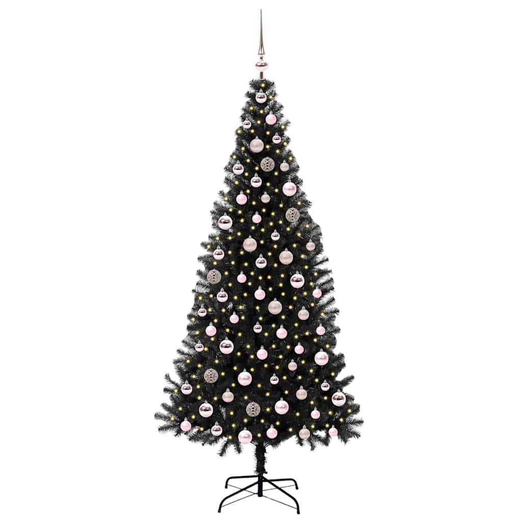 Albero di Natale Nero 210 cm PVC