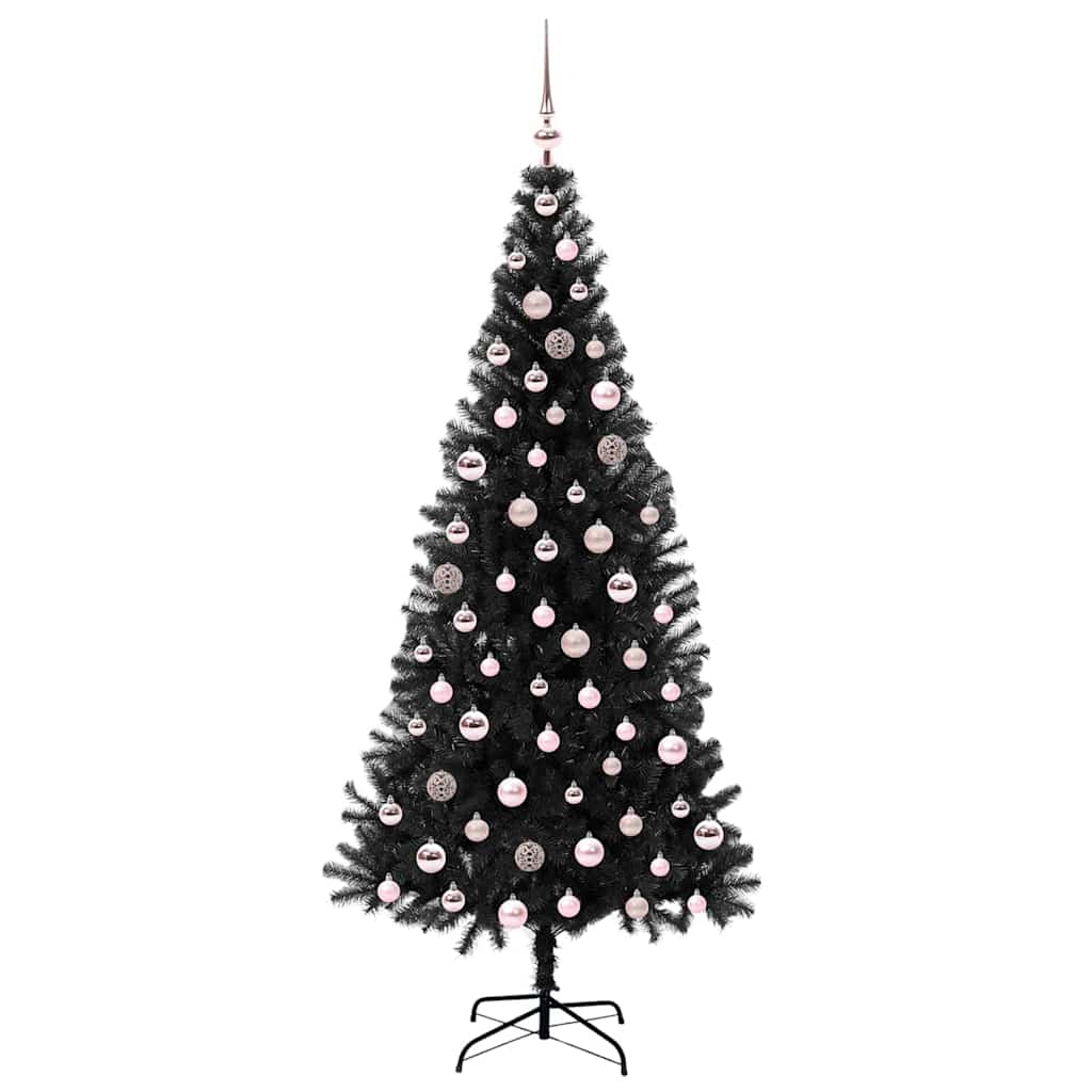 Albero di Natale Nero 210 cm PVC