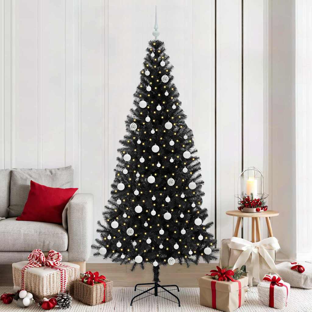 Albero di Natale Nero 210 cm PVC