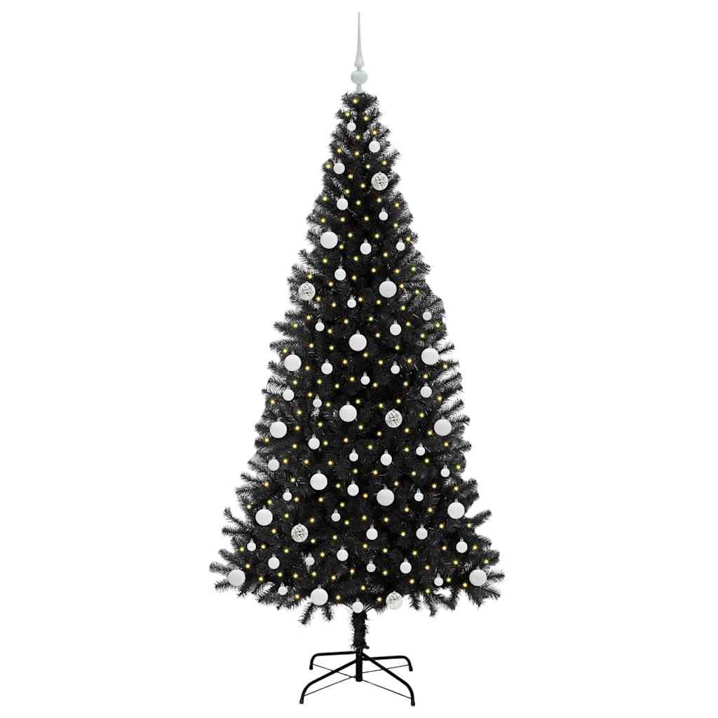 Albero di Natale Nero 210 cm PVC