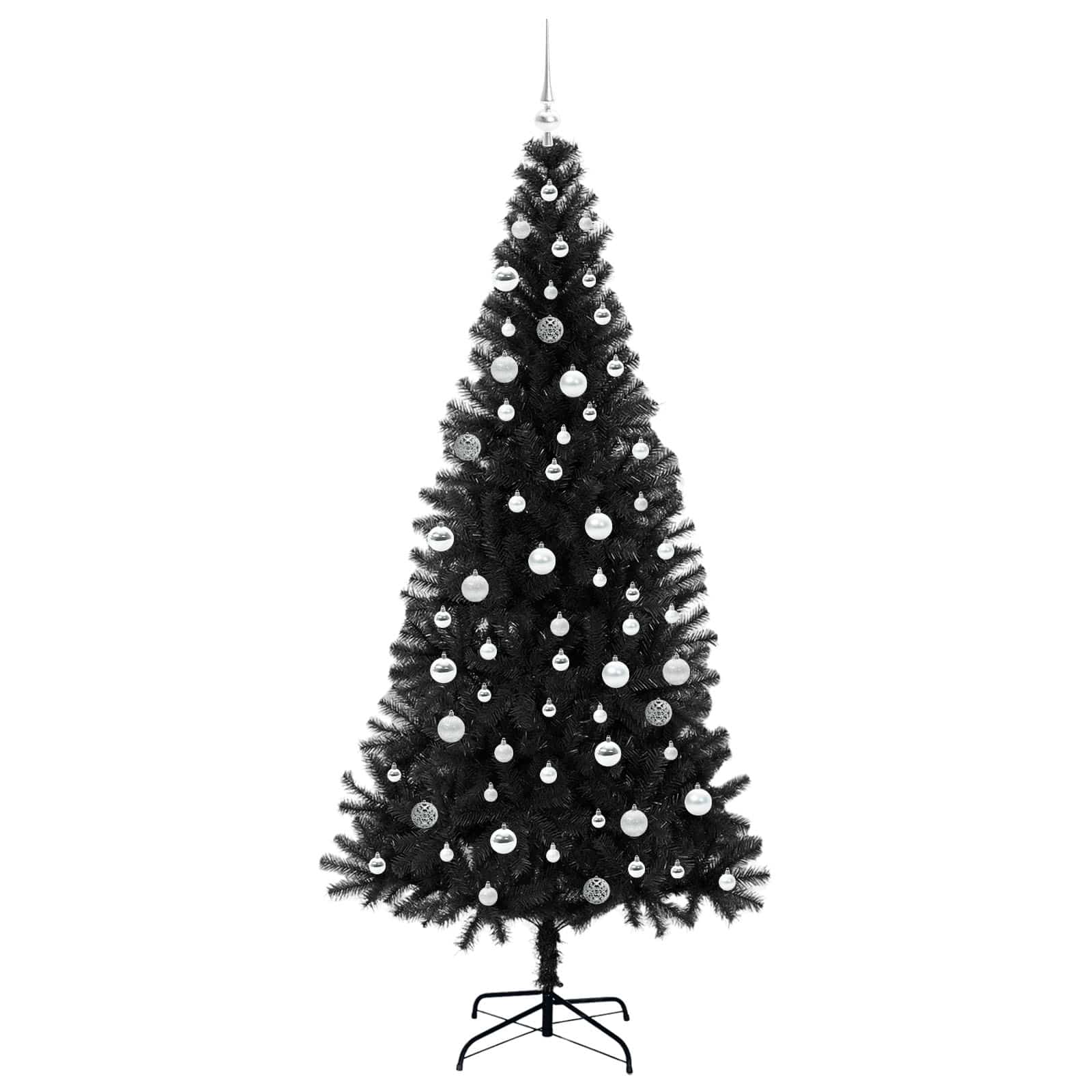 Albero di Natale Nero 210 cm PVC