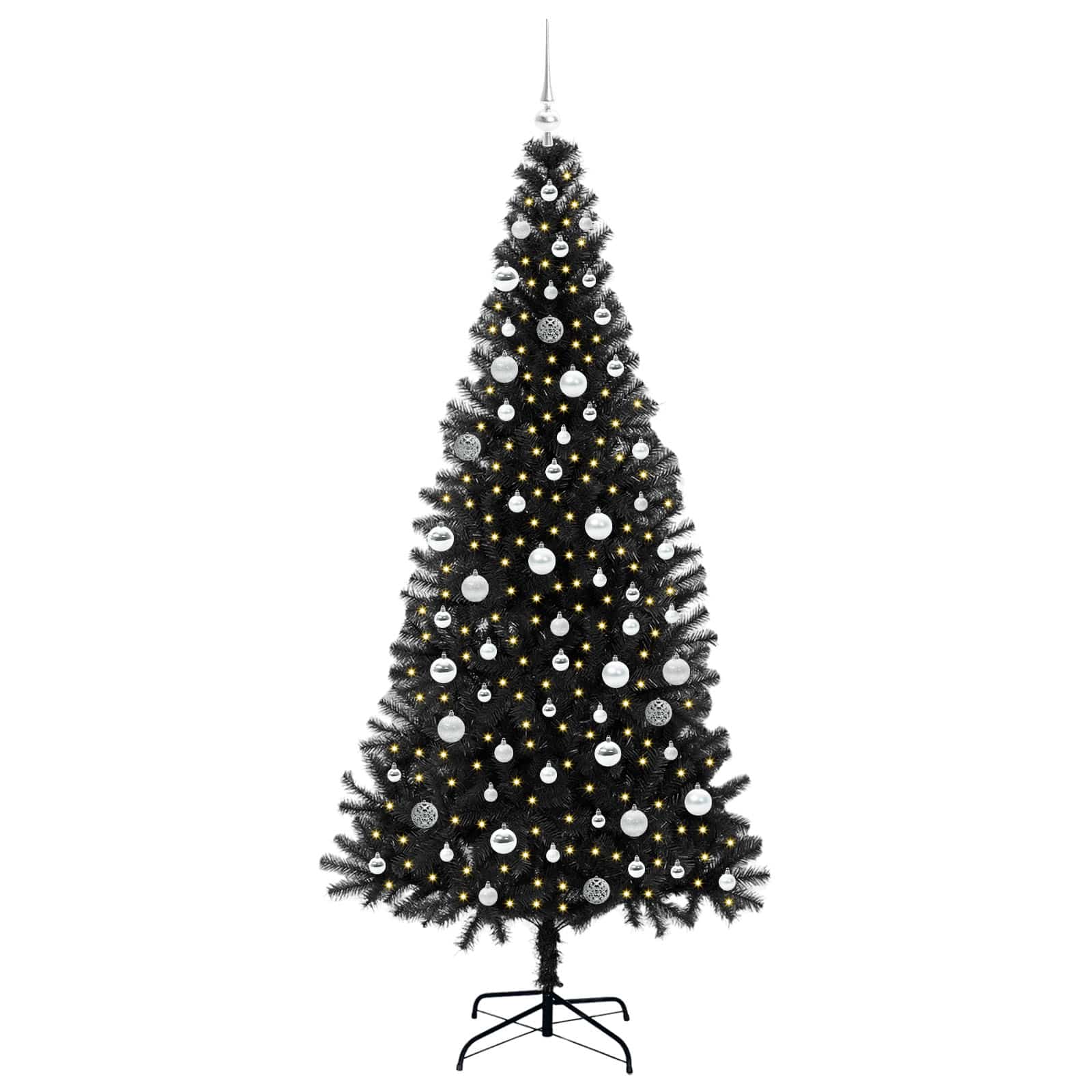 Albero di Natale Nero 210 cm PVC