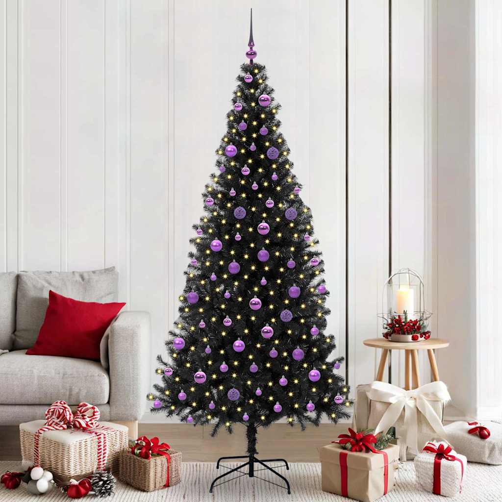 Albero di Natale Nero 210 cm PVC