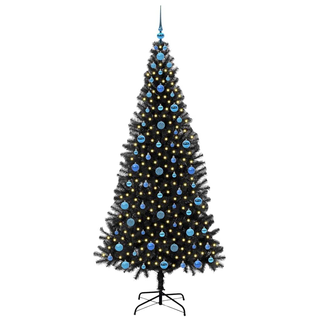 Albero di Natale Nero 210 cm PVC
