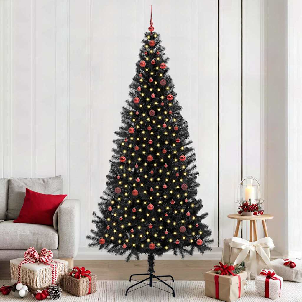Albero di Natale Nero 240 cm PVC