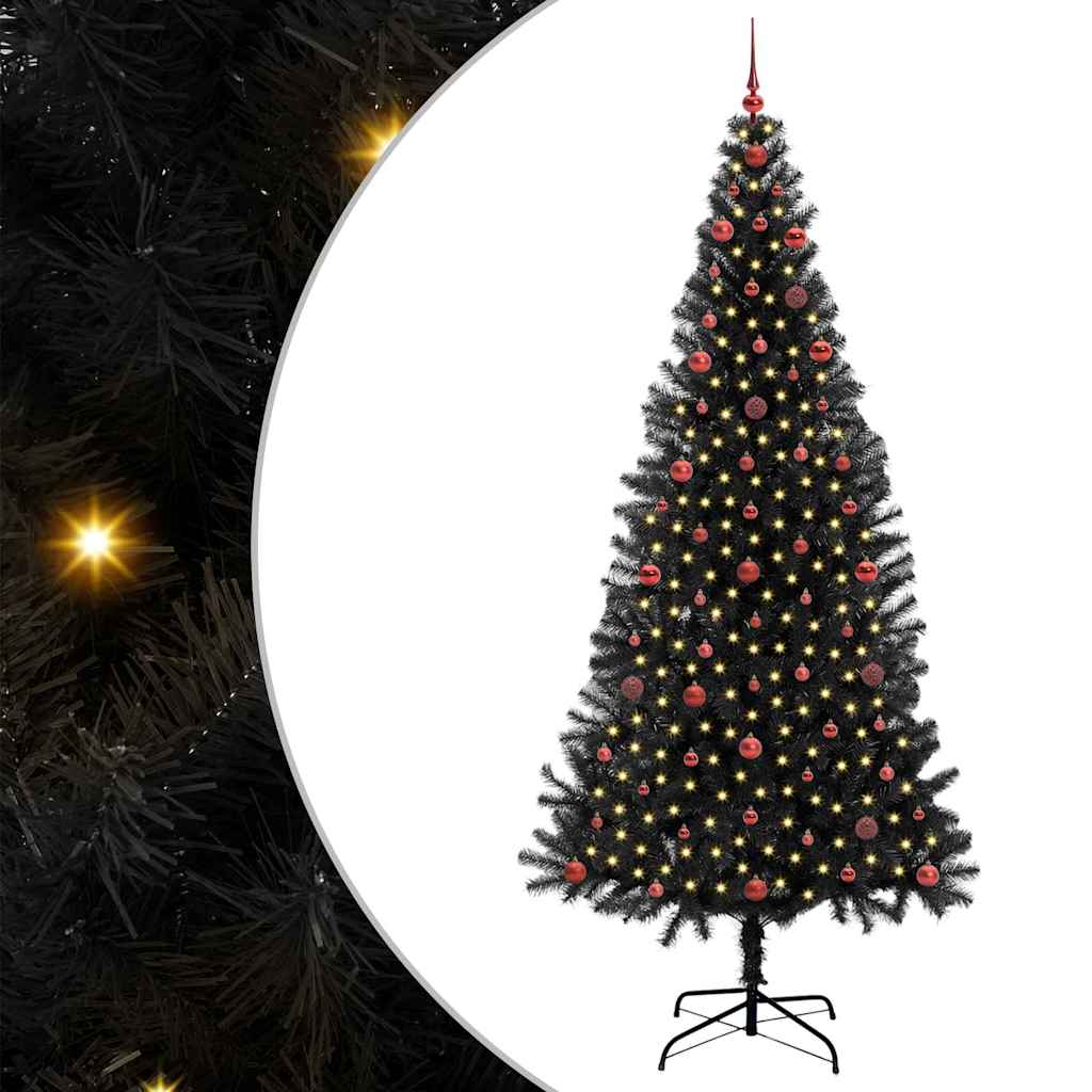 Albero di Natale Nero 240 cm PVC