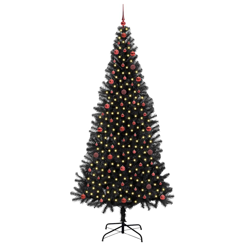 Albero di Natale Nero 240 cm PVC