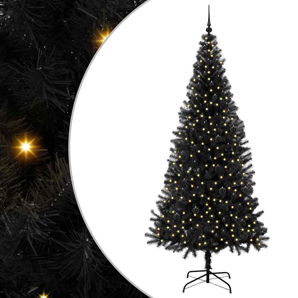 Albero di Natale Nero 240 cm PVC
