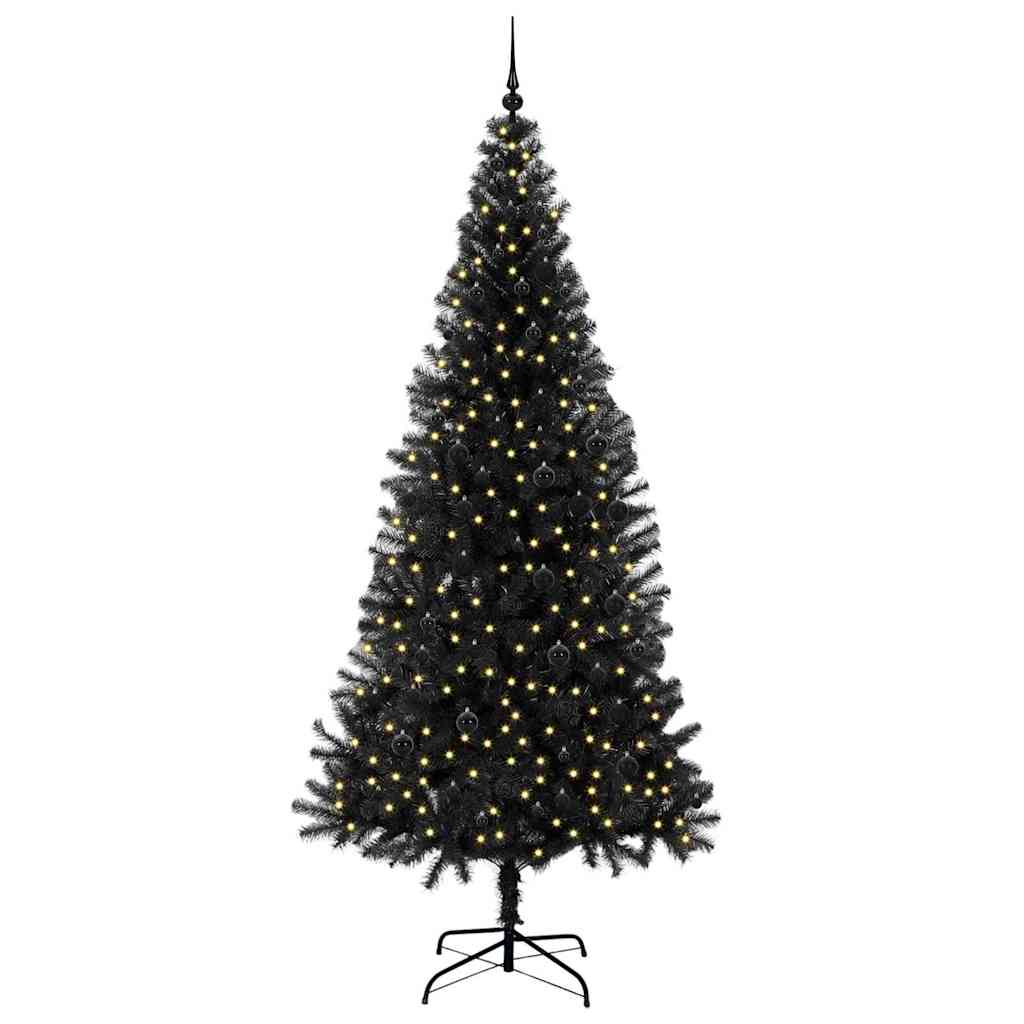 Albero di Natale Nero 240 cm PVC