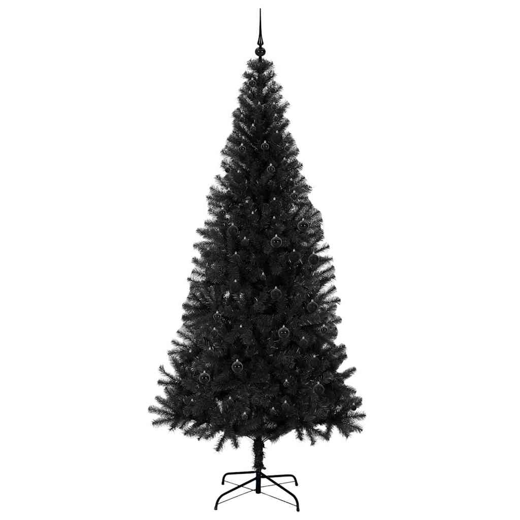 Albero di Natale Nero 240 cm PVC