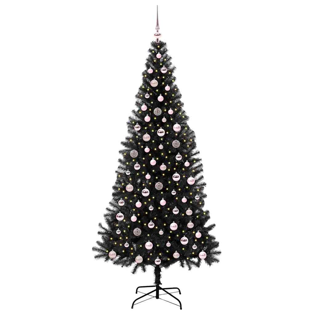 Albero di Natale Nero 240 cm PVC