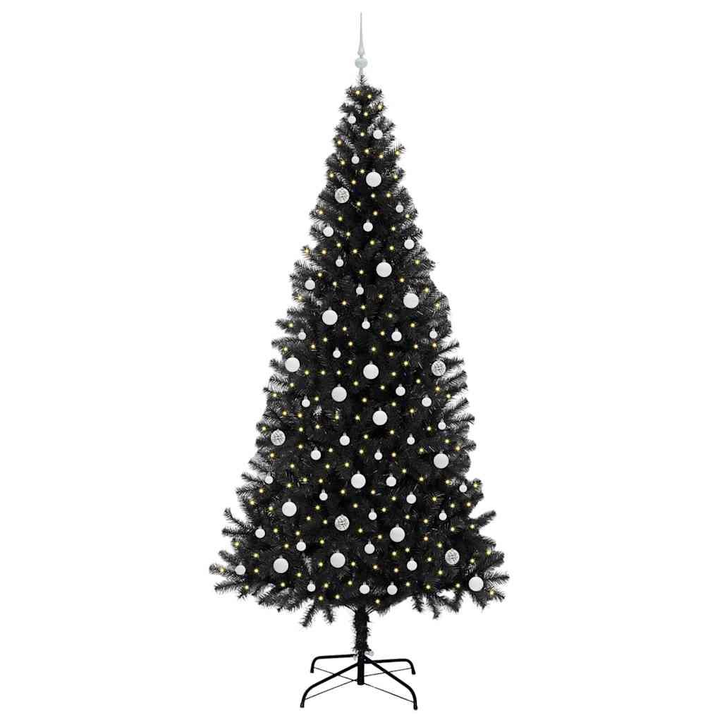 Albero di Natale Nero 240 cm PVC