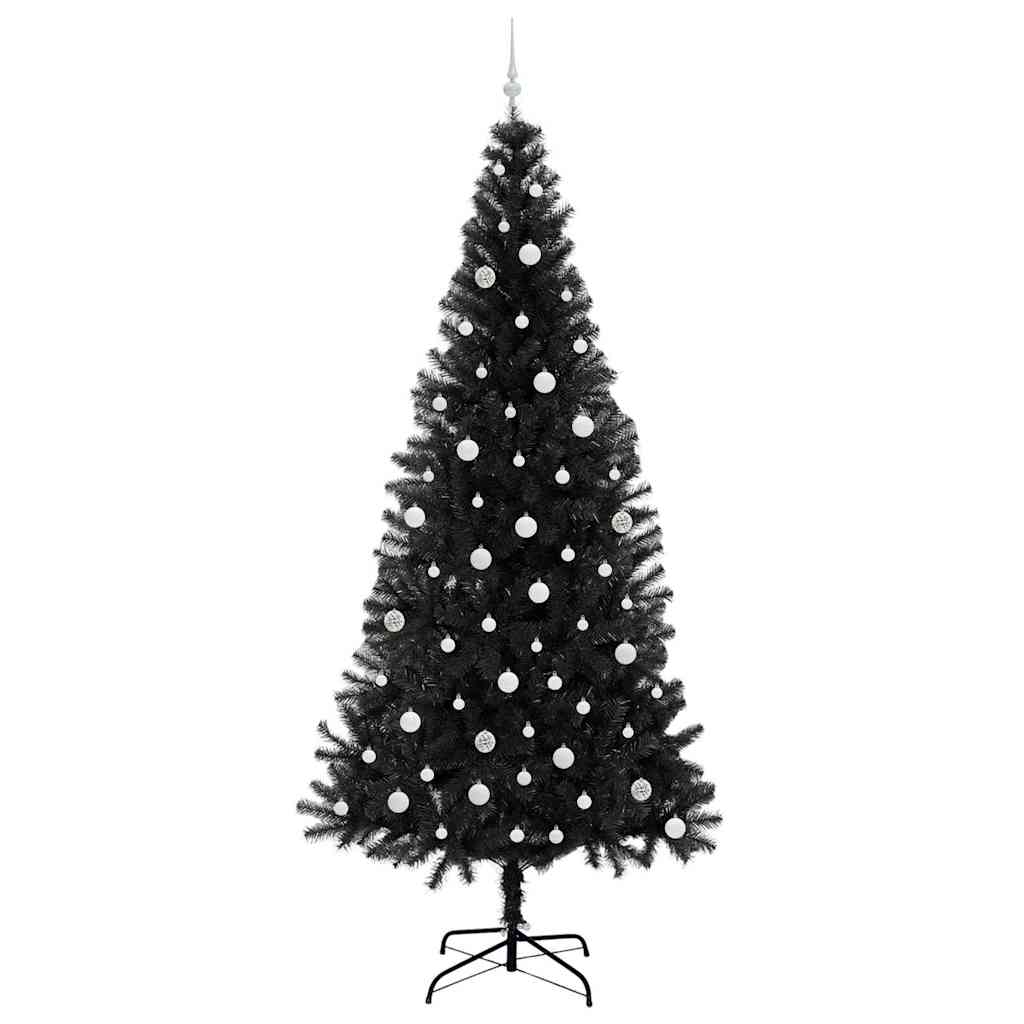 Albero di Natale Nero 240 cm PVC