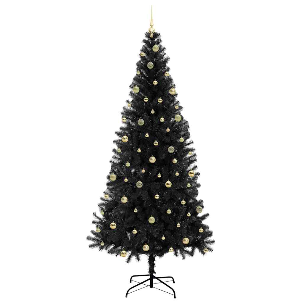 Albero di Natale Nero 240 cm PVC