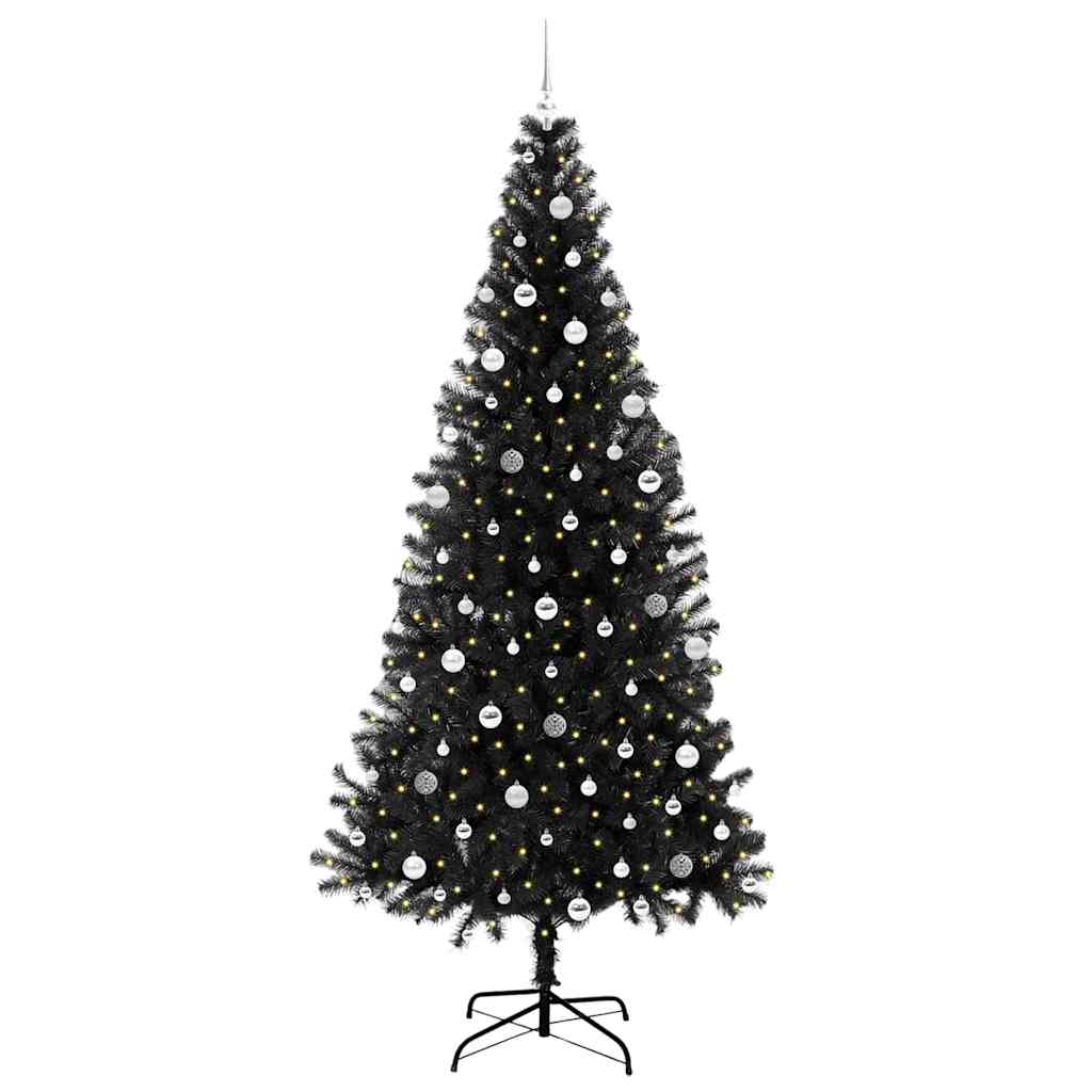 Albero di Natale Nero 240 cm PVC