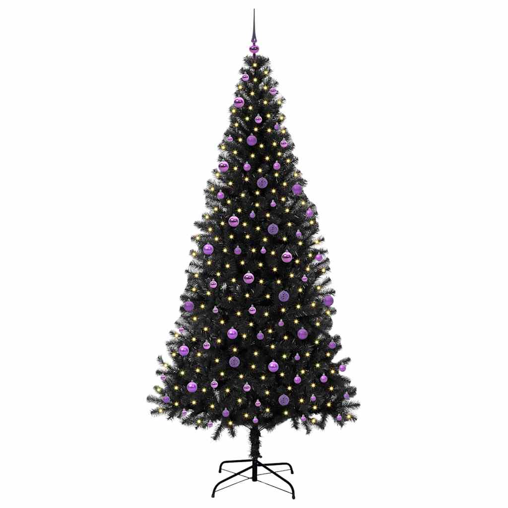 Albero di Natale Nero 240 cm PVC