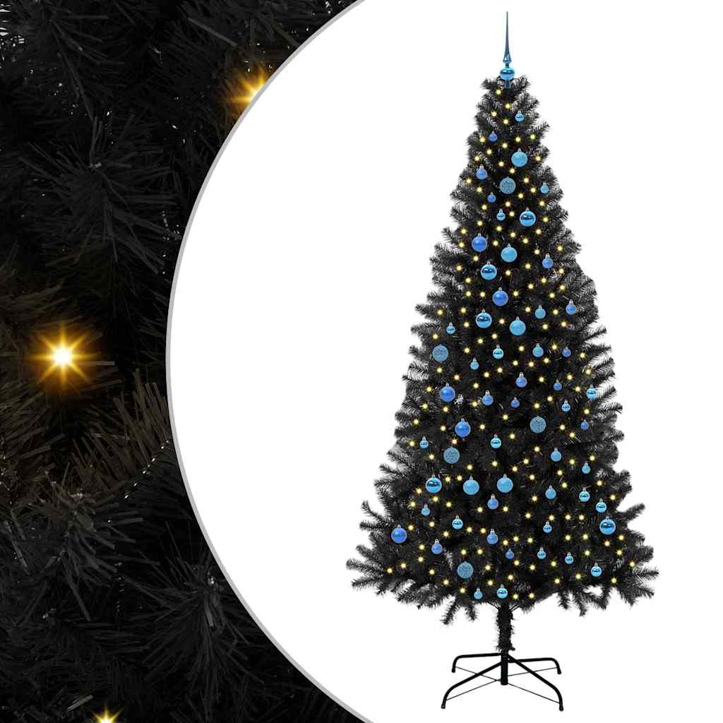 Albero di Natale Nero 240 cm PVC