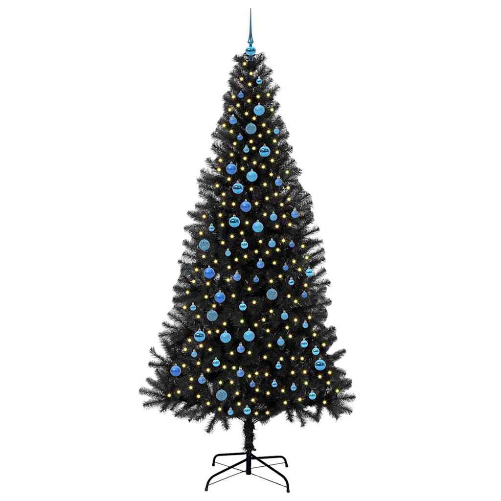 Albero di Natale Nero 240 cm PVC