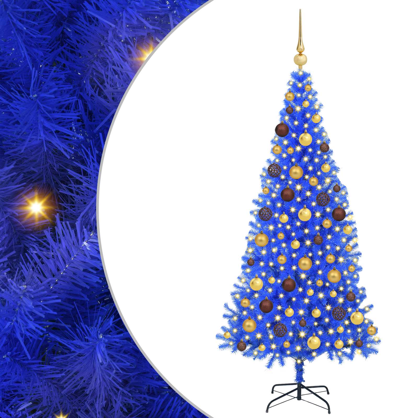 Albero di Natale Blu 180 cm PVC