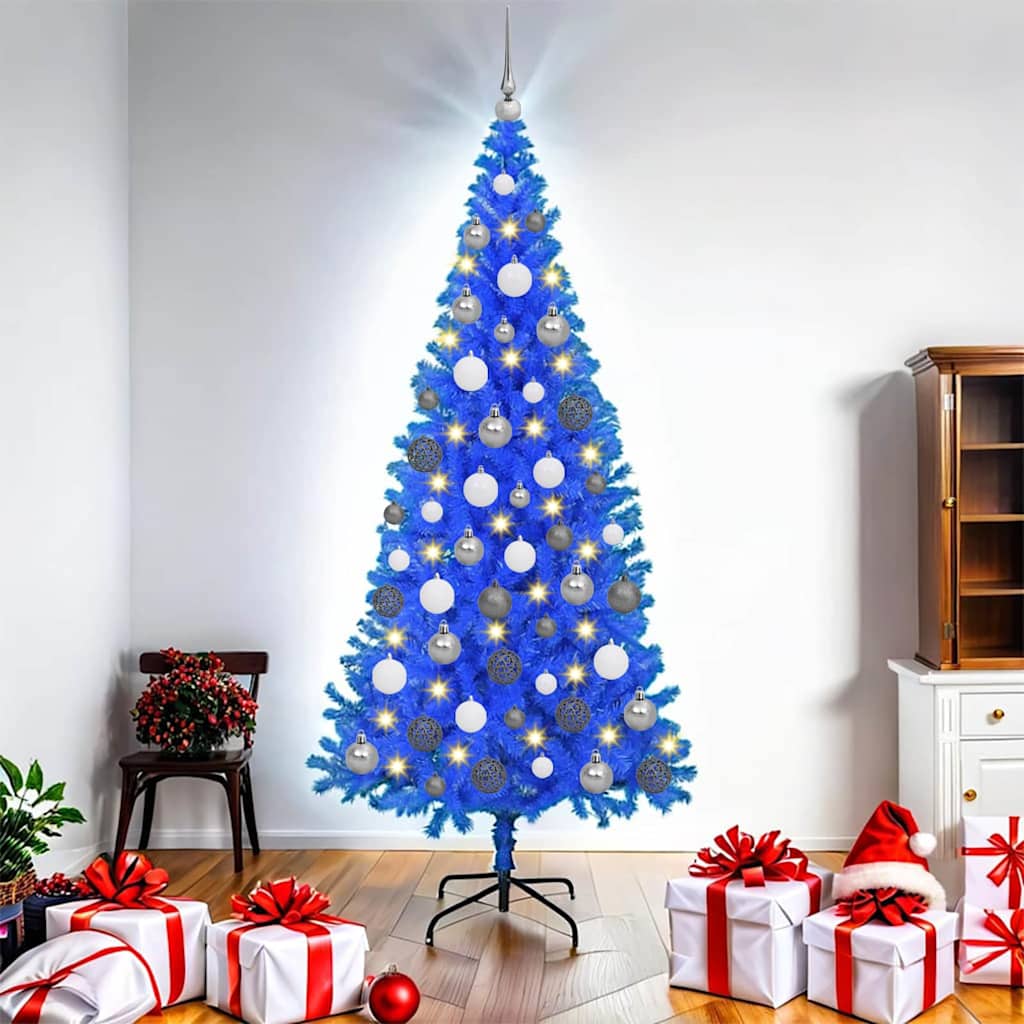 Albero di Natale Blu 180 cm PVC