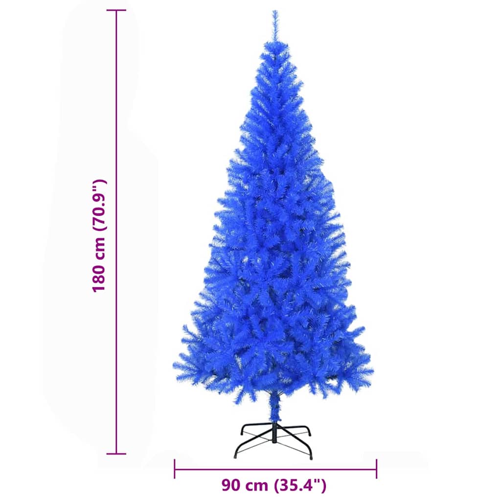Albero di Natale Blu 180 cm PVC