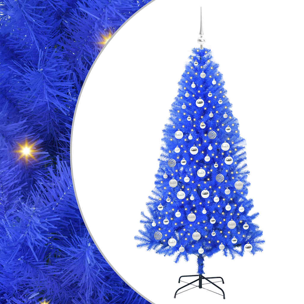 Albero di Natale Blu 180 cm PVC