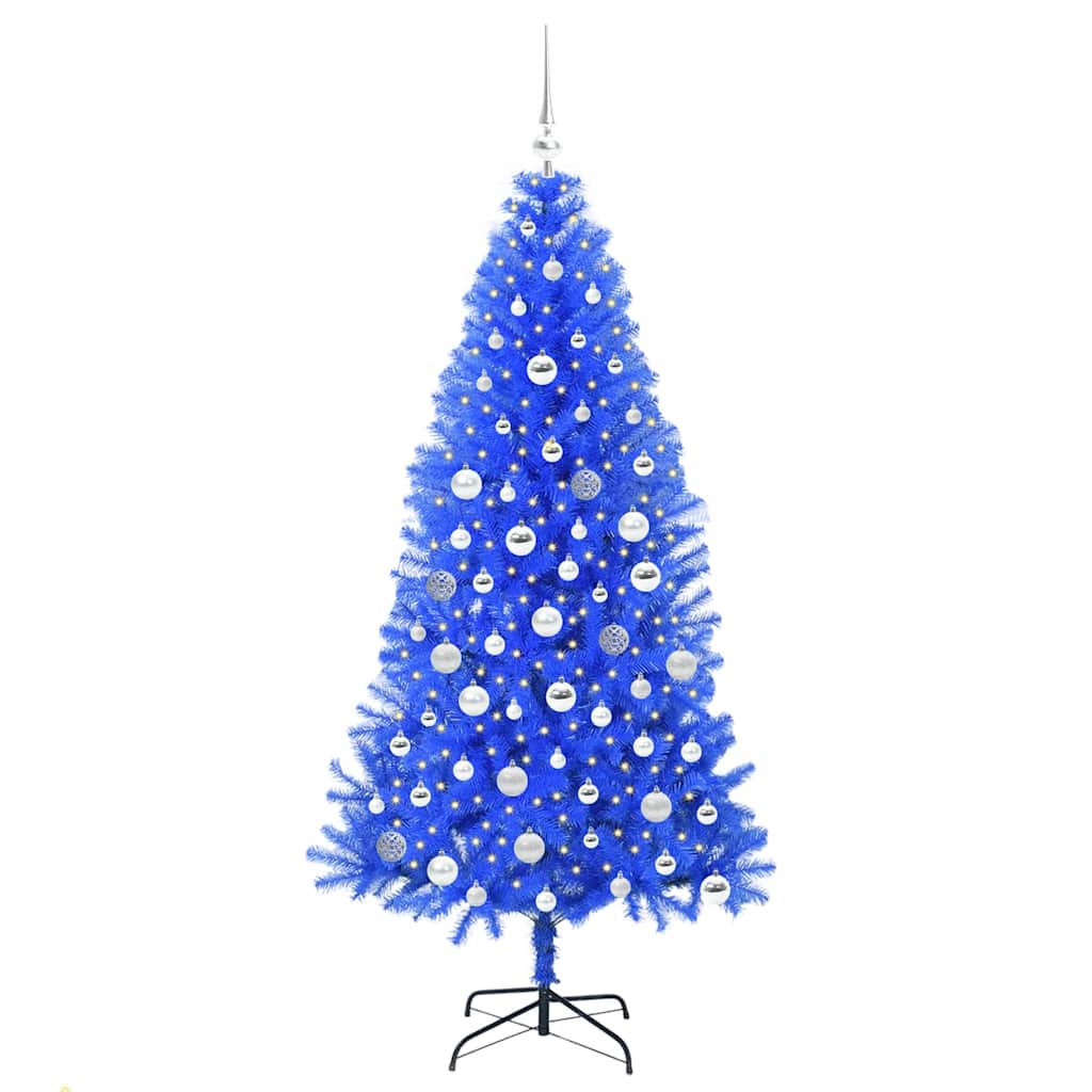 Albero di Natale Blu 180 cm PVC