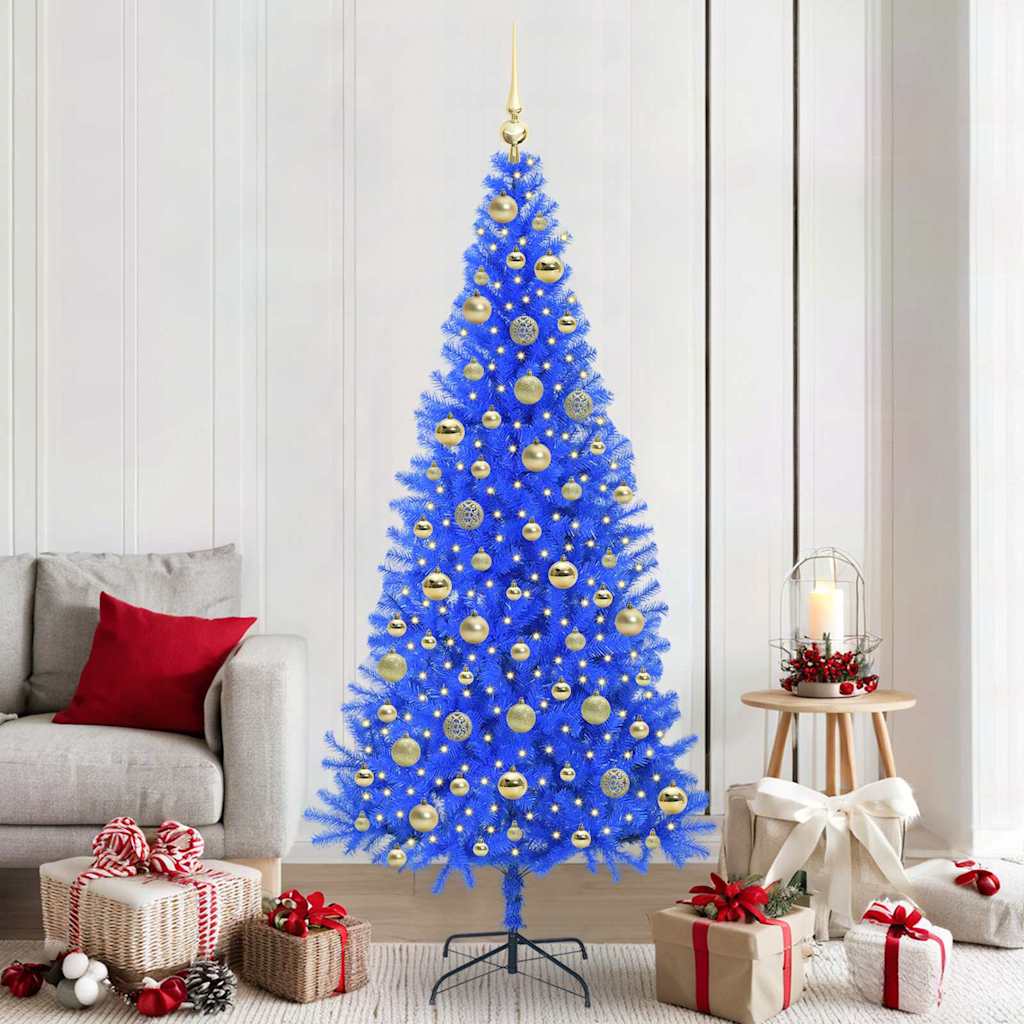 Albero di Natale Blu 210 cm PVC