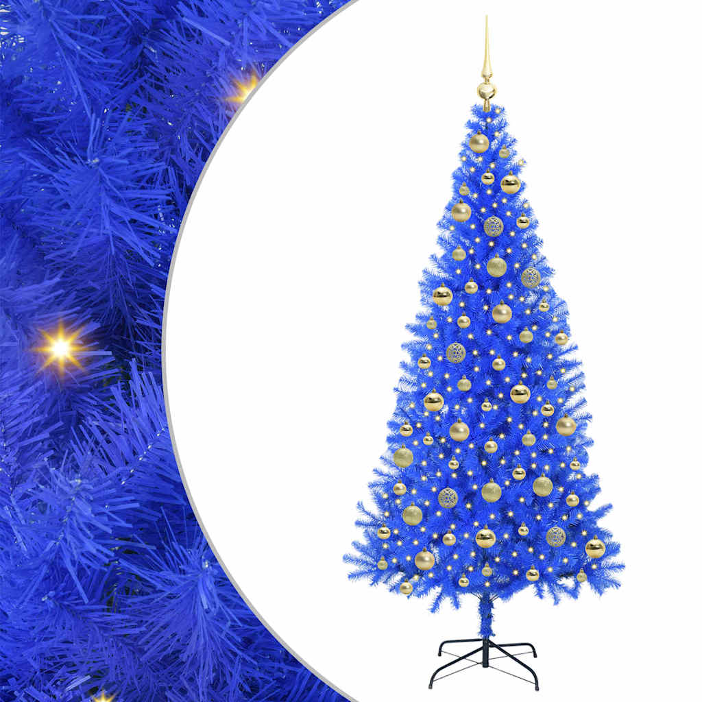 Albero di Natale Blu 210 cm PVC
