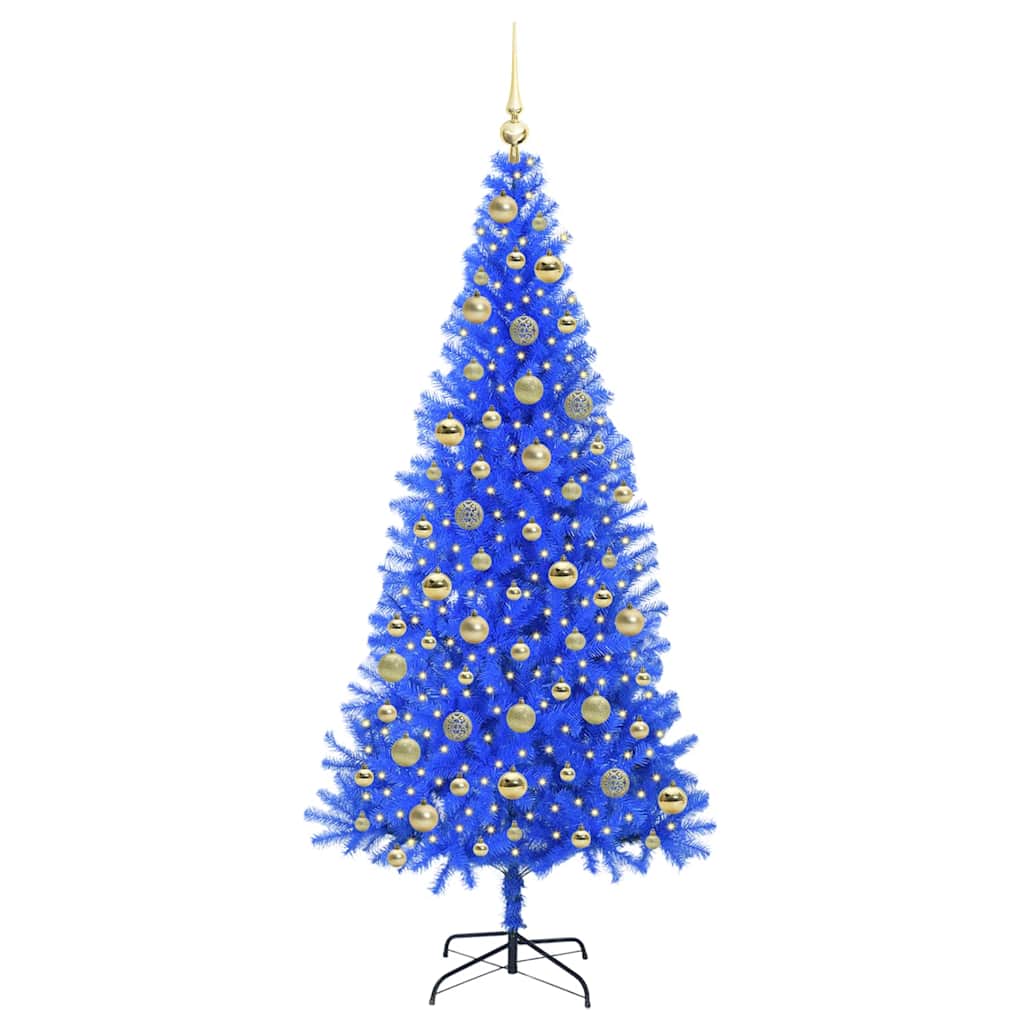 Albero di Natale Blu 210 cm PVC
