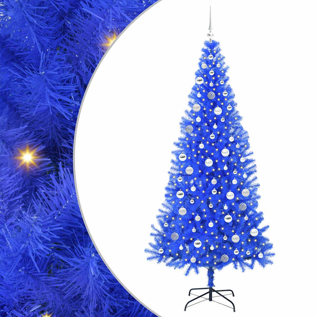 Albero di Natale Blu 210 cm PVC