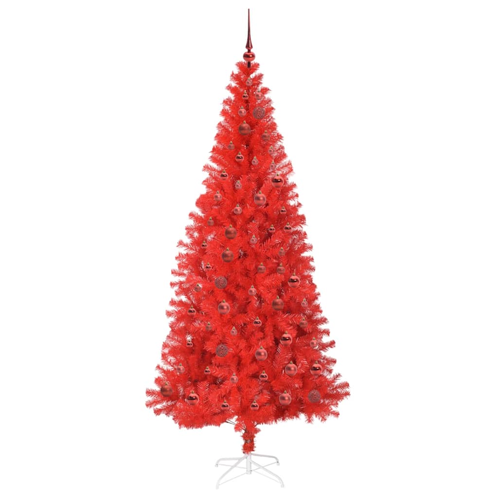 Albero di Natale Rosso 210 cm PVC