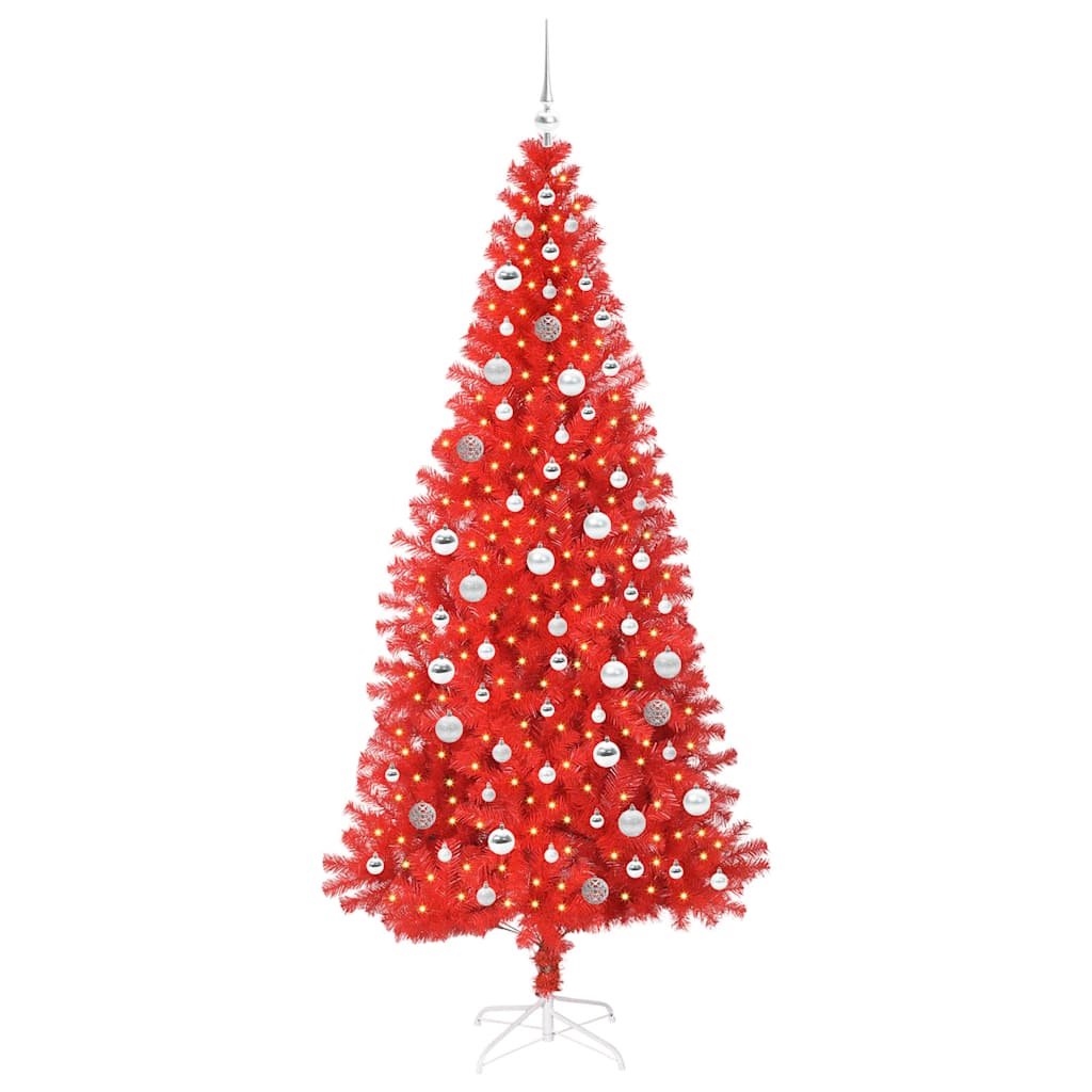 Albero di Natale Rosso 210 cm PVC