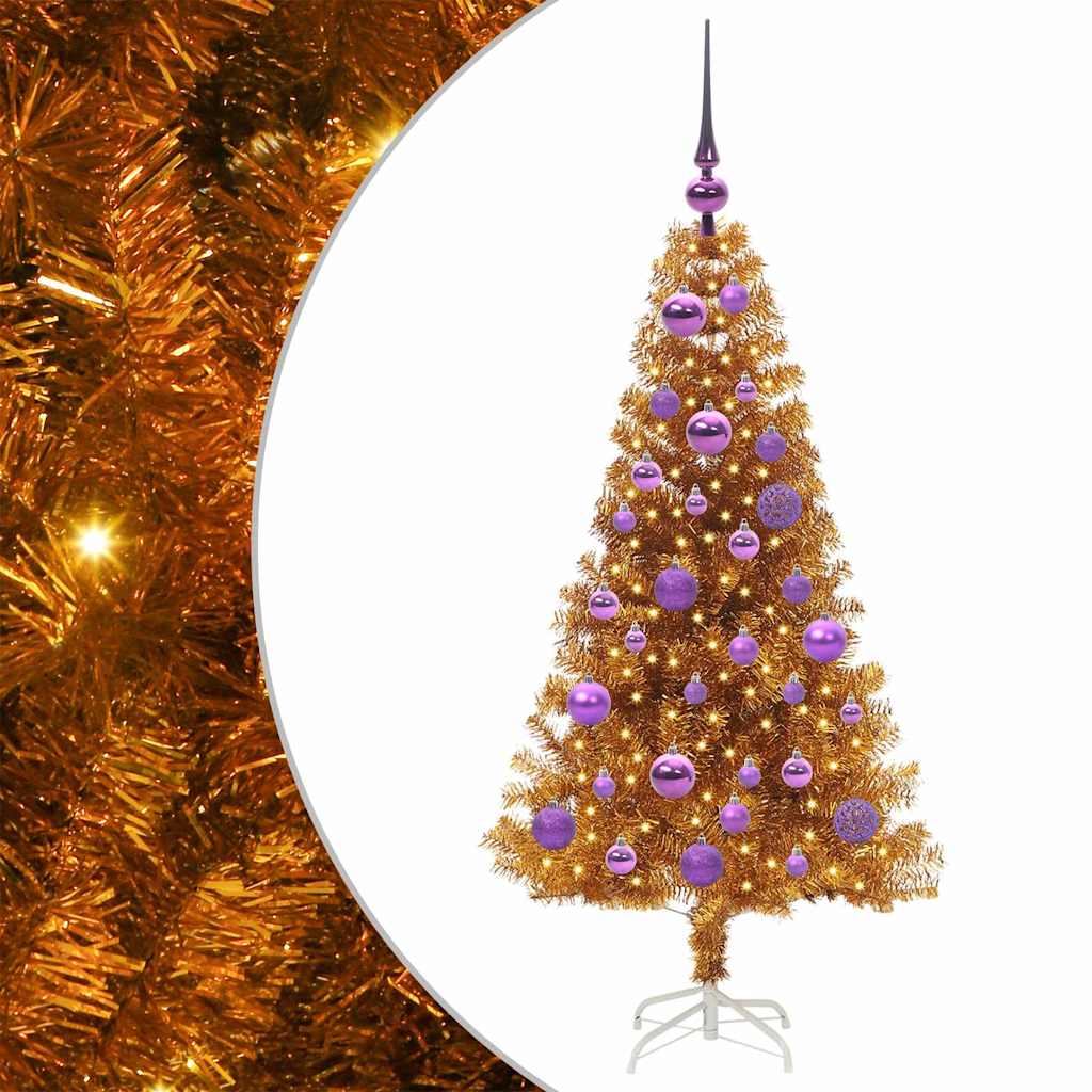 Albero di Natale Oro 120 cm PET