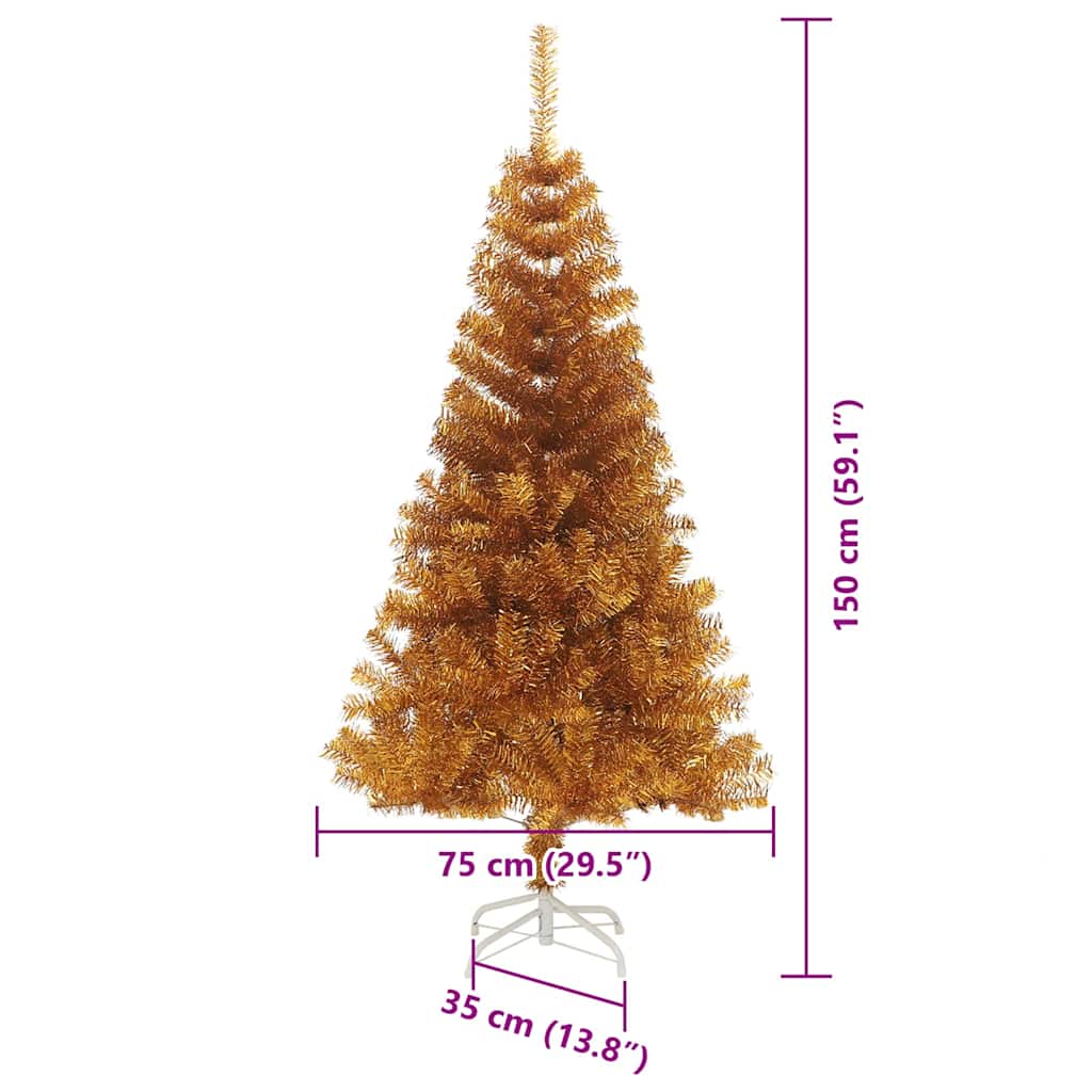 Albero di Natale Oro 150 cm PET