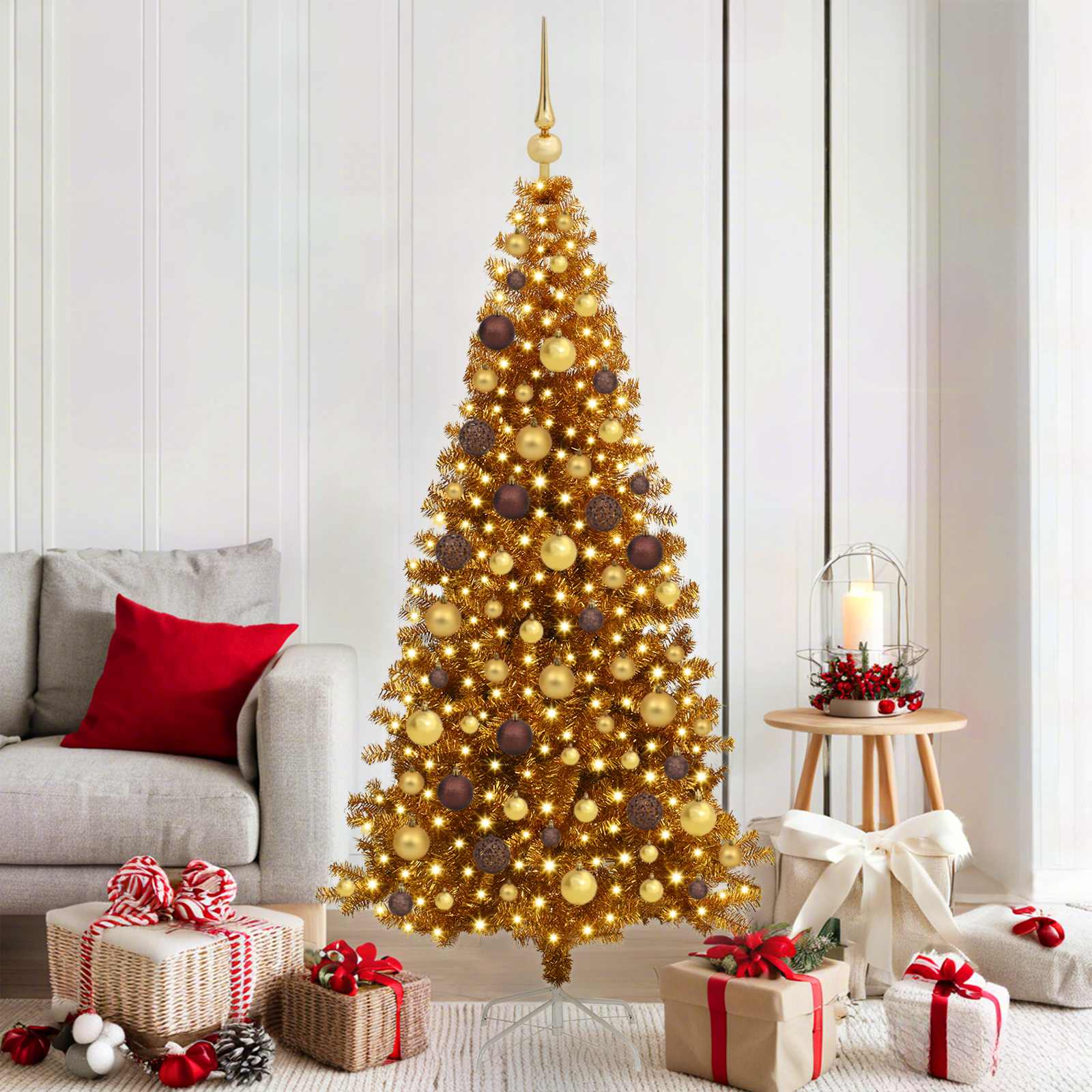 Albero di Natale Oro 180 cm PET