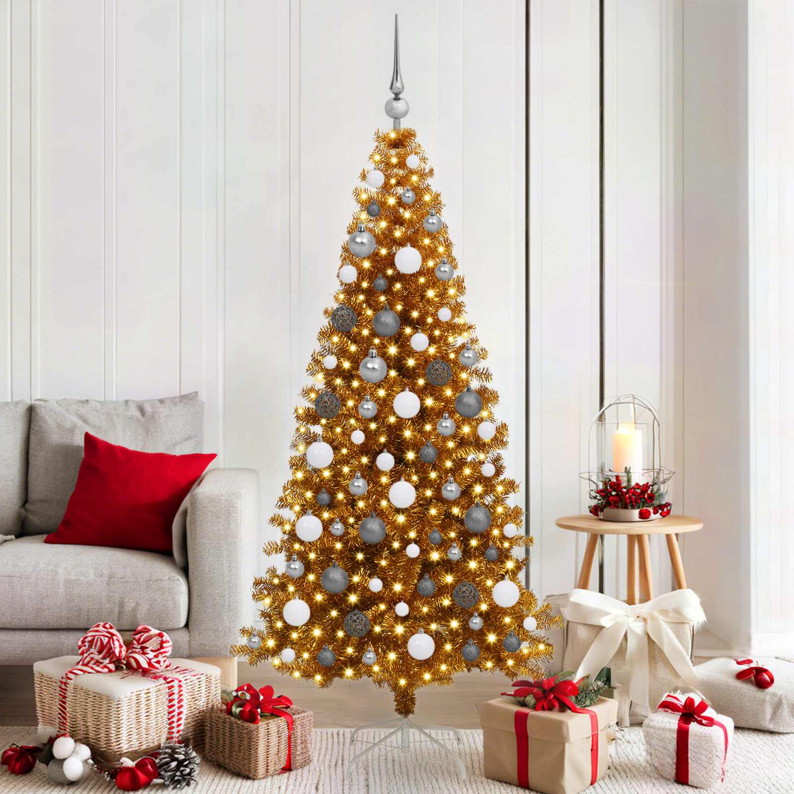 Albero di Natale Oro 180 cm PET