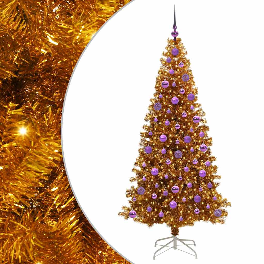 Albero di Natale Oro 180 cm PET