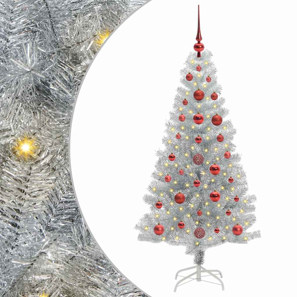 Albero di Natale Argento 120 cm PET