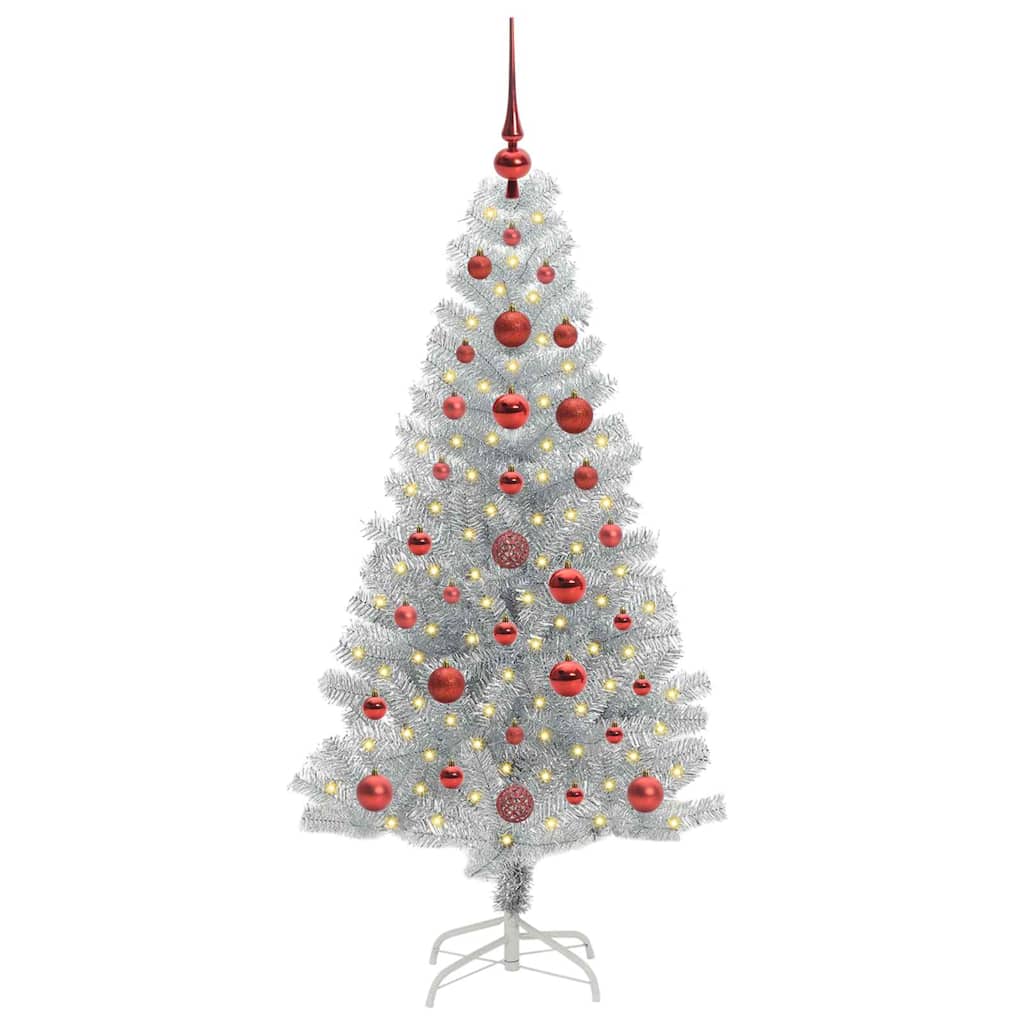 Albero di Natale Argento 120 cm PET